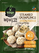 Bibigo Steamed Dumpling Chicken & Vegetable 560g x 15 packs-image