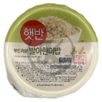 CJ Microwavable Cooked Rice (50% Brown Rice) 210g x 36 packs-image