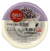 CJ Microwavable Cooked Rice (Black Rice) 210g x 36 packs-image